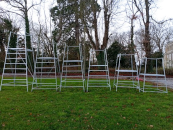 Chaises d'affût métalliques